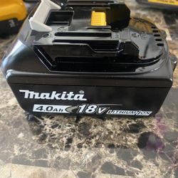 Makita Battery- 18v / 4.0AH
