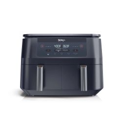 Ninja Foodi 6qt 2 Basket Air Fryer Gray DZ090GY Retail $179.00