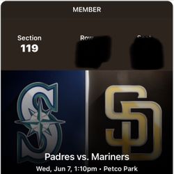 Padres V Mariners 