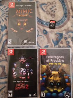 Five nights at freddys Nintendo switch game lot