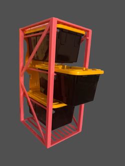 Mini bins Costco with rack