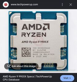 Ryzen 9 9900x AM5 CPU