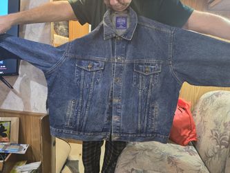 New Authentic Vintage 2x Denim Stone Wash Jacket 