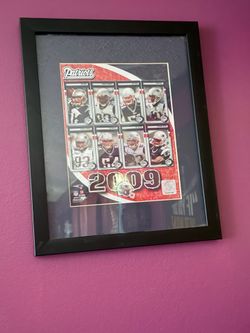 2009 New England patriots collectible picture