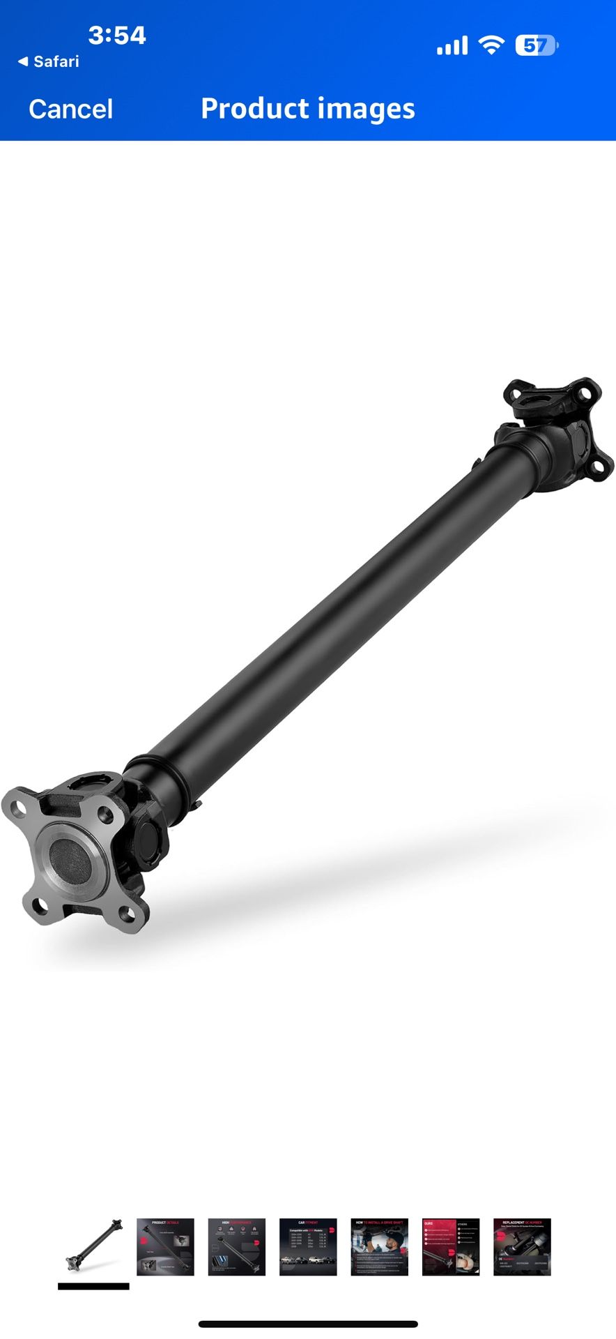 BDFHYK 936-303 Front Drive Shaft Complete DriveShaft Assembly Compatible with BMW 2004-2010 X3 2.5L 3.0L l6, 2001-2006 330xi 3.0L l6, 2001-2005 325xi