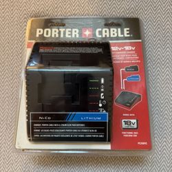 New Porter Cable PCXMVC 12v-18v (contact info removed)1 Charger Unopened Package