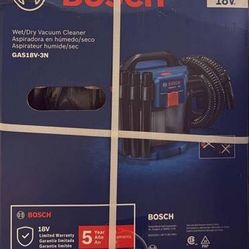 Bosch 2.6000-Gallon 7 HP Cordless Wet/Dry Shop Vacuum - Tool Only