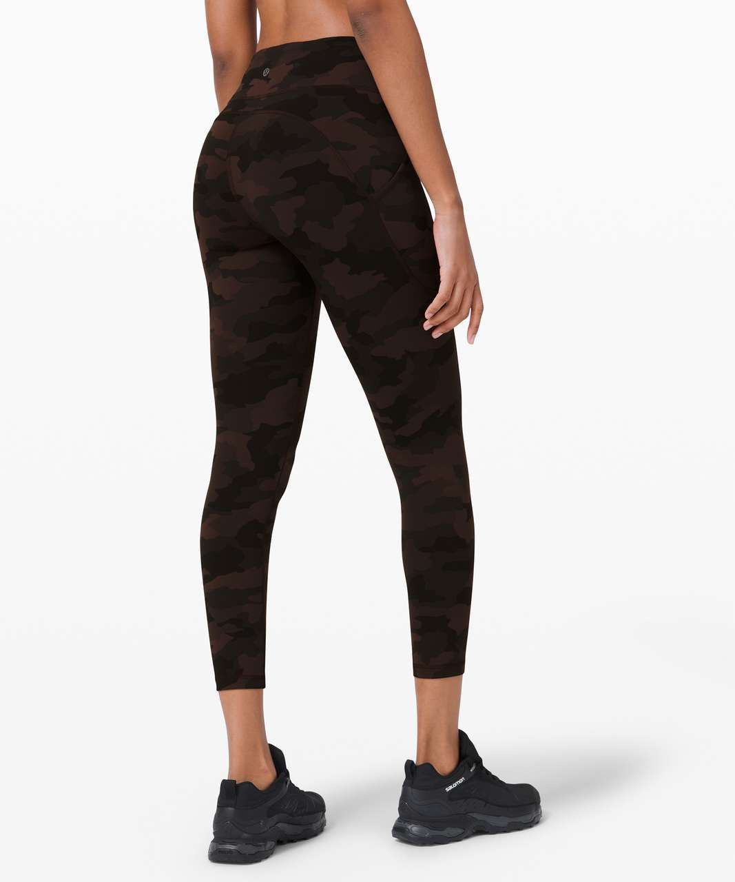 Lululemon Invigorate High-Rise Tight 25" Heritage 365 Camo Brown Earth Multi Size 0