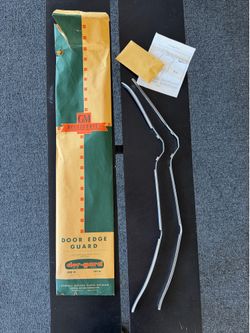 1963 impala door edge guards original