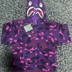 Bape Hoodie Purple