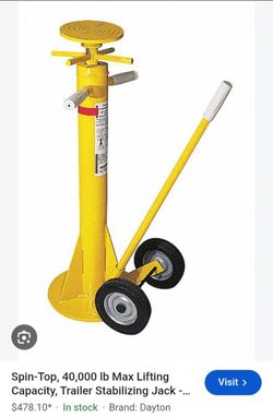 trailer stabilizer jack