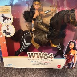 Wonder Woman WW84  Young Diana Prince With Horse
