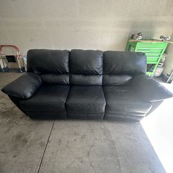Leather couch