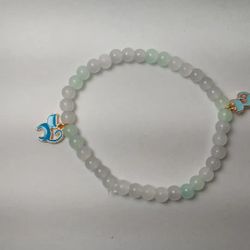 Light Blue Cat Charm BRACELET 