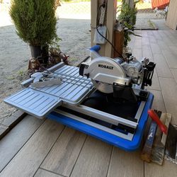 Beautiful KOBALT  Saw Wet And Dry Tile   7”