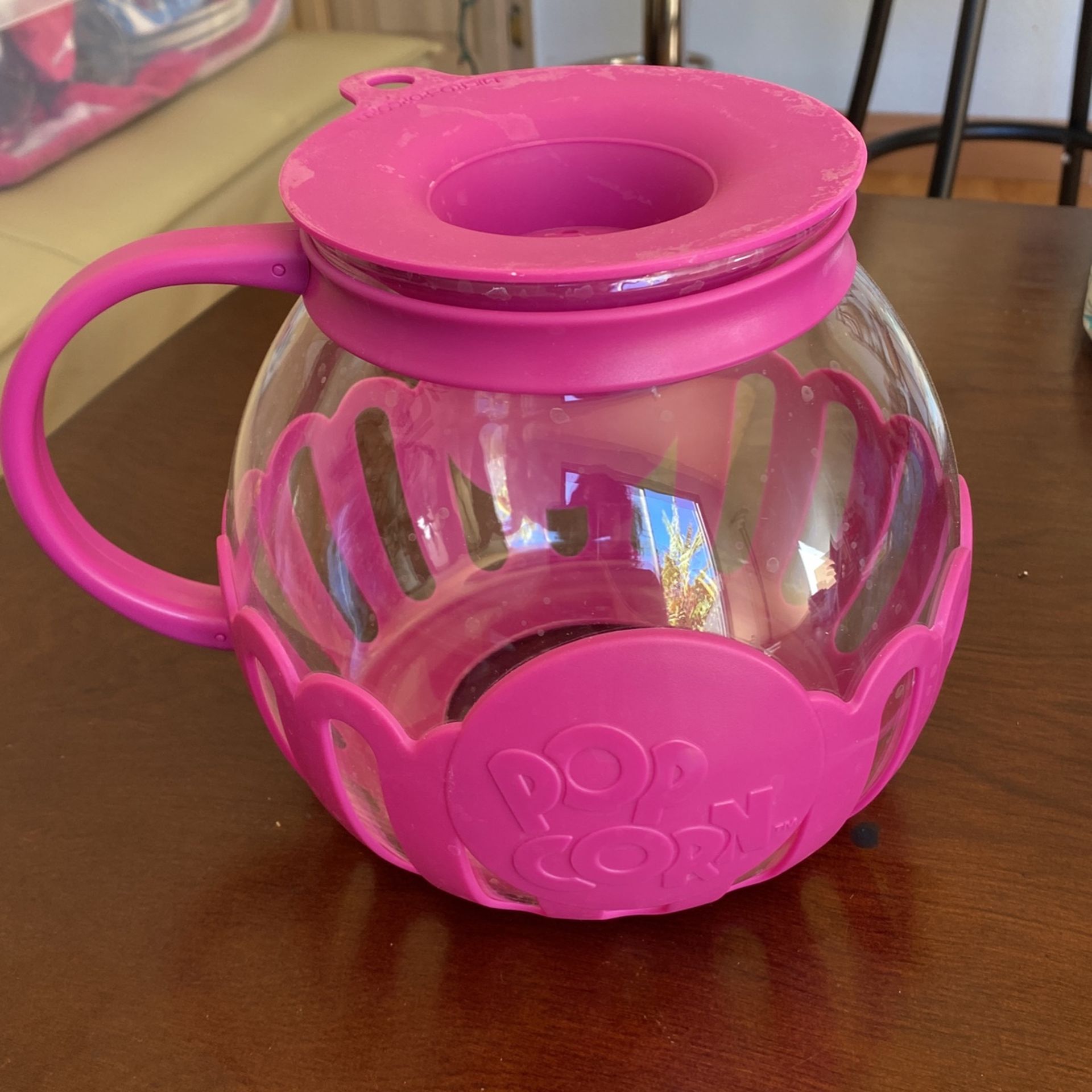 Glass Microwave Popcorn Popper