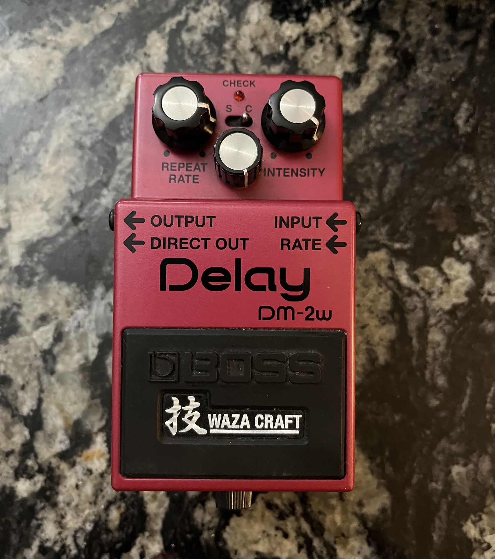 Boss Wazacraft DM-2W Delay effects pedal