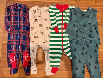 Baby Holiday & Winter Pajama Bundle - Hanna Andersson & Kyte Baby ($20 Total)