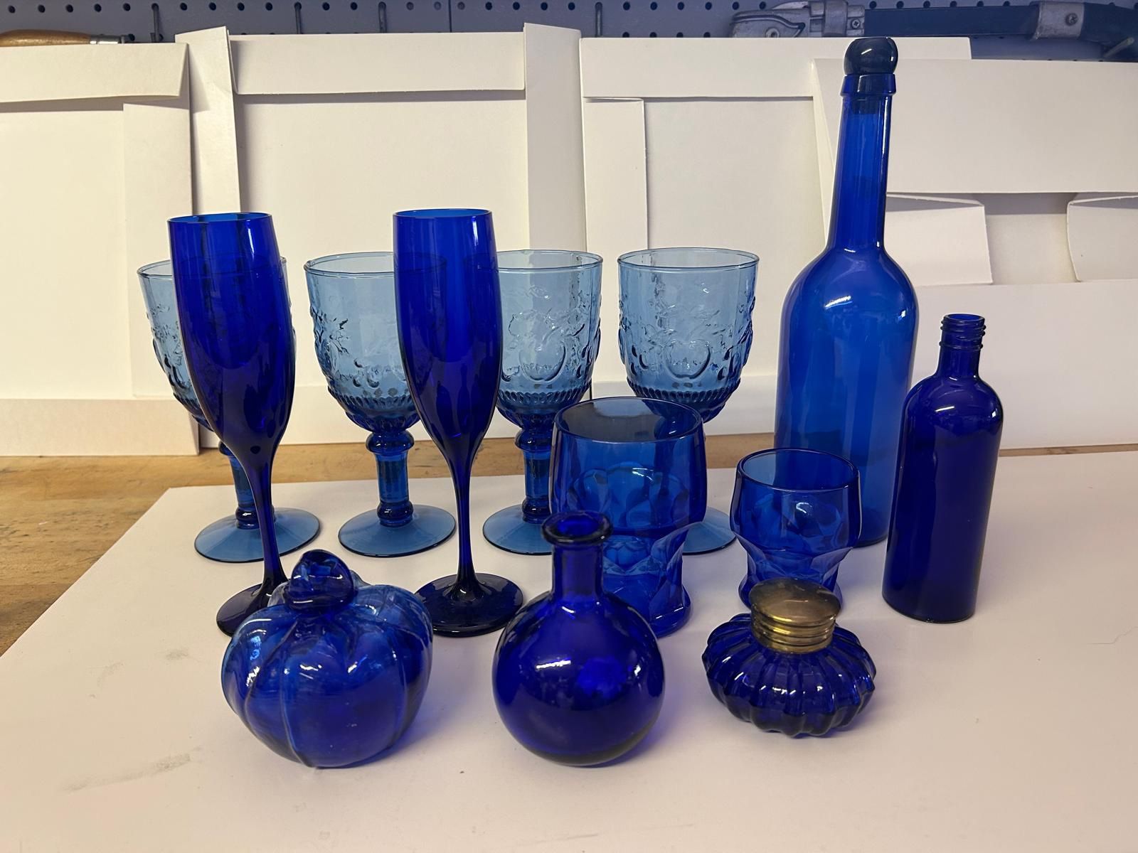 Wine Glass/Cobalt Blue Collection