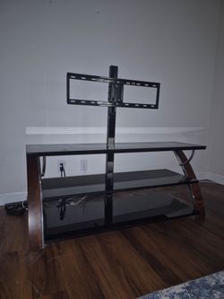 Glass entertainment center