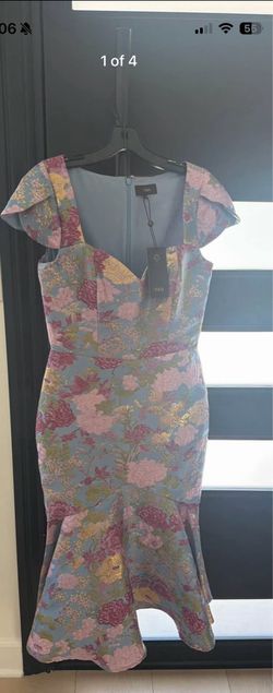 THEIA Logen Jacquard Cocktail Dress Size 6