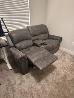 Reclining double sofa