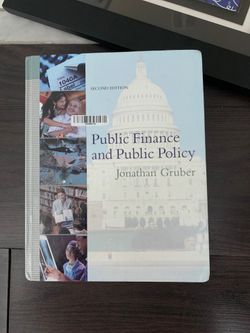 Public finance and public policy book by Jonathan Gruber