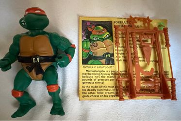 TMNT Michelangelo Complete Loose Figure