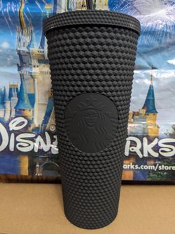 Disney Starbucks Black Studded 50th Anniversary Tumbler Nwt