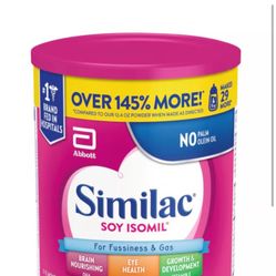 5 cans similac soy