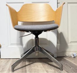 Cherner-Style Reproduction Bent Plywood Swivel Office Chair Adjustable