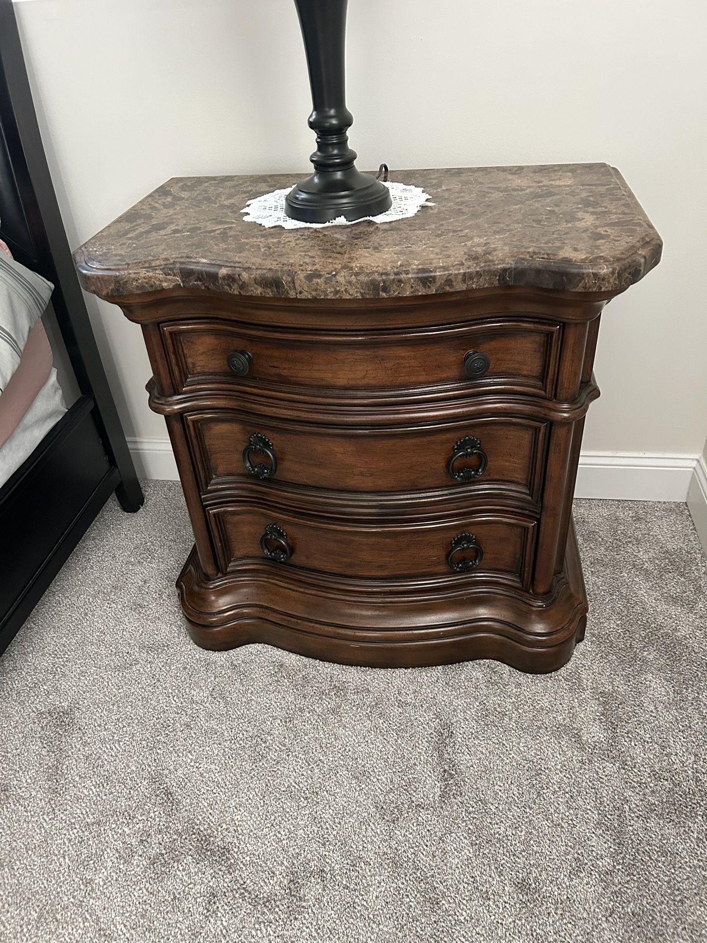 Pulaski Marble Top Night Stand