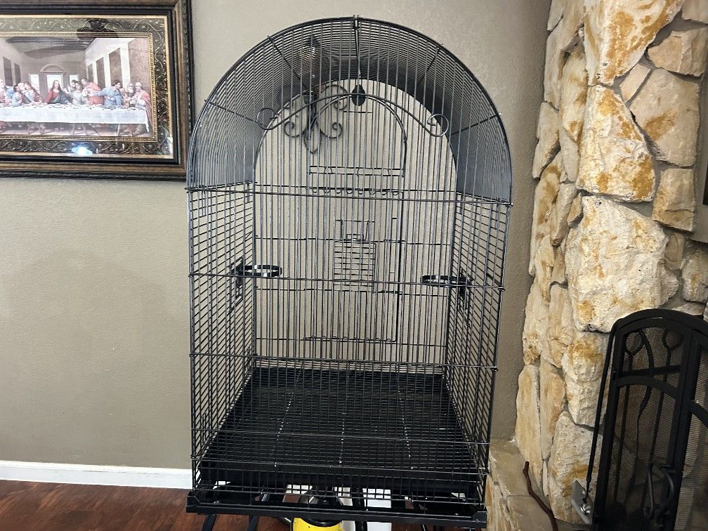 Big Bird Cage with wheels VERY STURDY HEAVY DUTY