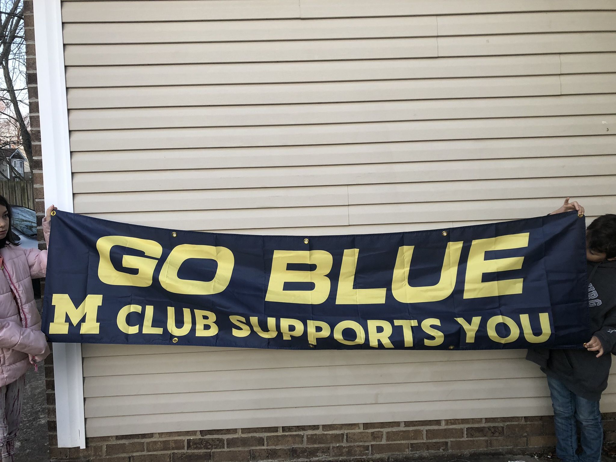 Michigan Wolverines M Club 8x2 Ft Banner