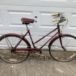 Vintage AMF Roadmaster 26 Nimble Girl's 3 Speed Bicycle 