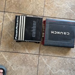 Amps For One Is A Power Acoustik 1000 Watts And The Crunch Is 2000watts 