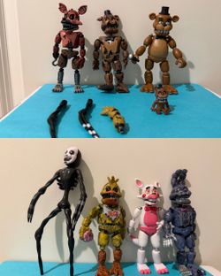 Large Action Figure Collection – FNAF, Fortnite, Naruto, TMNT, Power Rangers & More