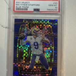 Mathew Stafford PSA 10 Card 