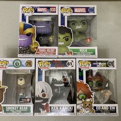 POP Bobble-Head Figures In Box #61,76,398,470,533