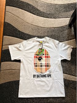 Plaid Bape Head shirt size medium