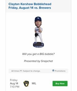 Brewers vs Dodgers Tickets