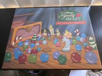 Disney Store Exclusive Beauty and the Beast: The Enchanted Christmas Lithograph