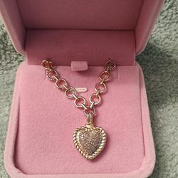 Diamond Heart Necklace 