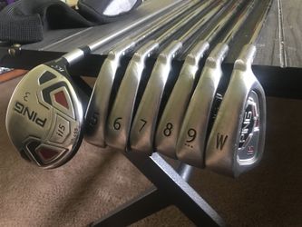 Ping i15 irons 5-PW with 3 wood golf club set
