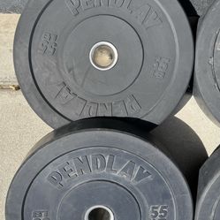 55LB Bumper Plates