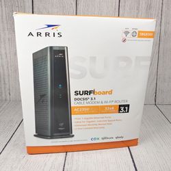 ARRIS SURFboard SBG8300 DOCSIS 3.1 Gigabit Cable Modem & AC2350 Dual Band Wi-Fi