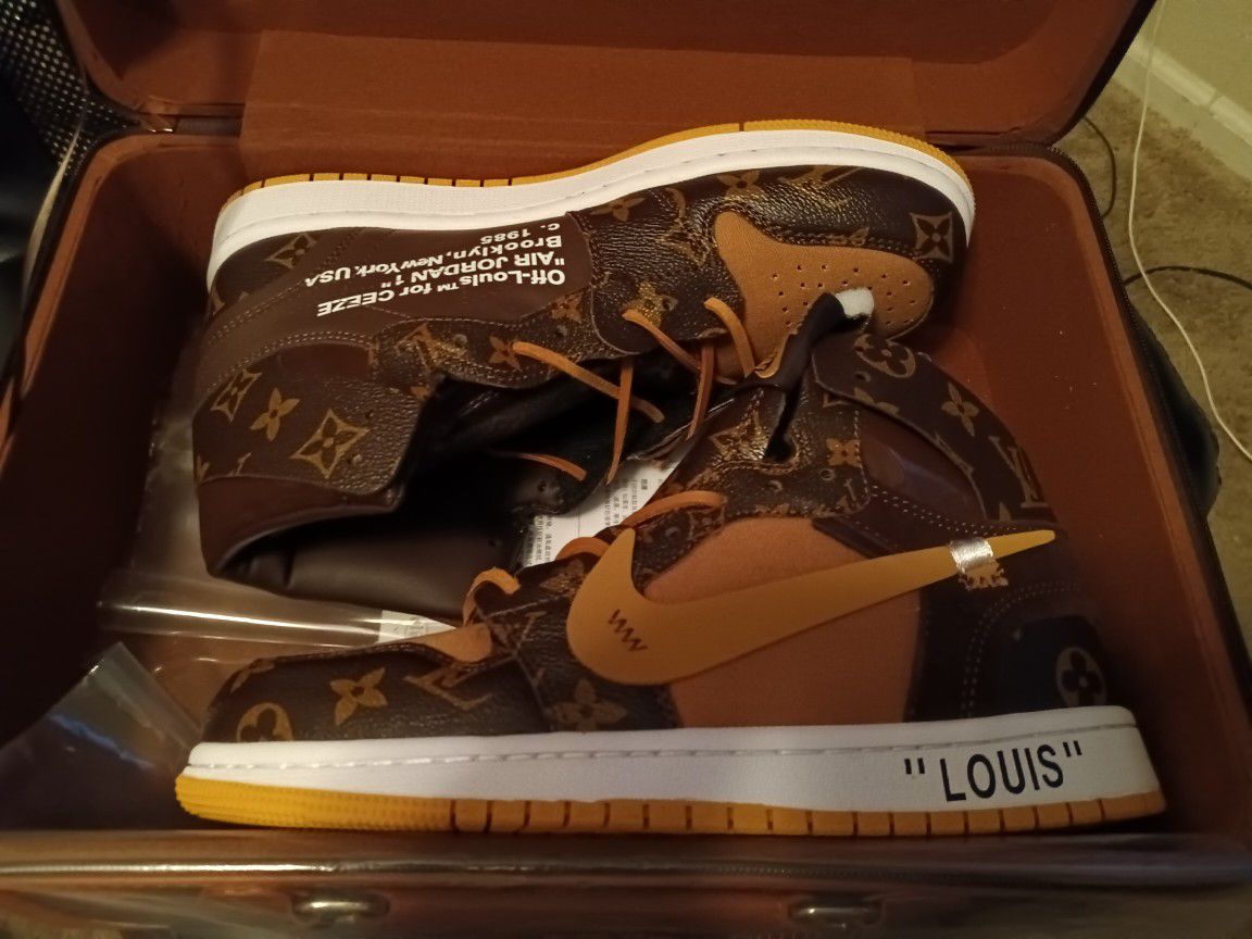 Jordan 1 Off Louis for CEEZE size 9.5 and 10 for Sale in Denver, CO -  OfferUp