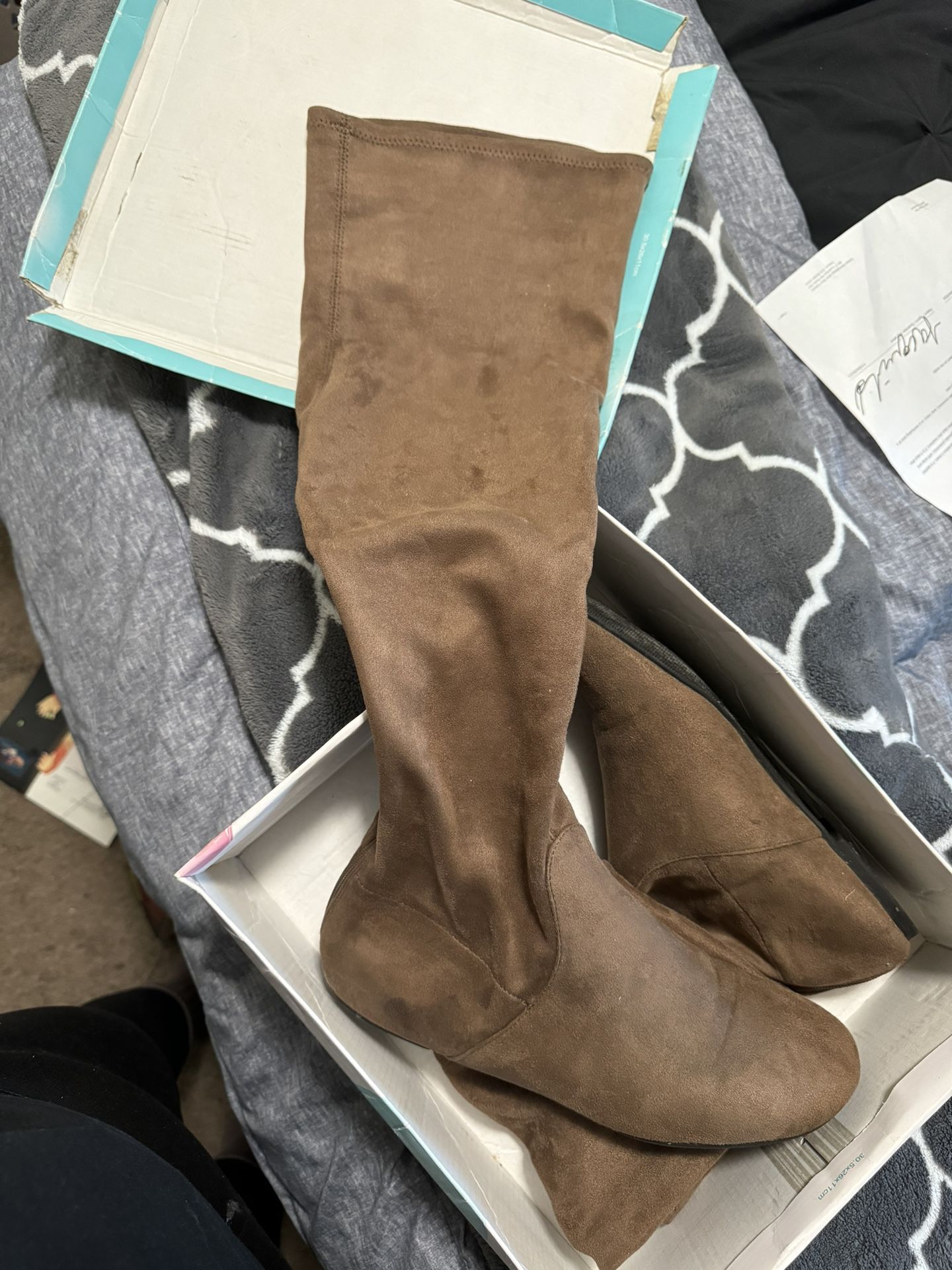 Taupe Boots