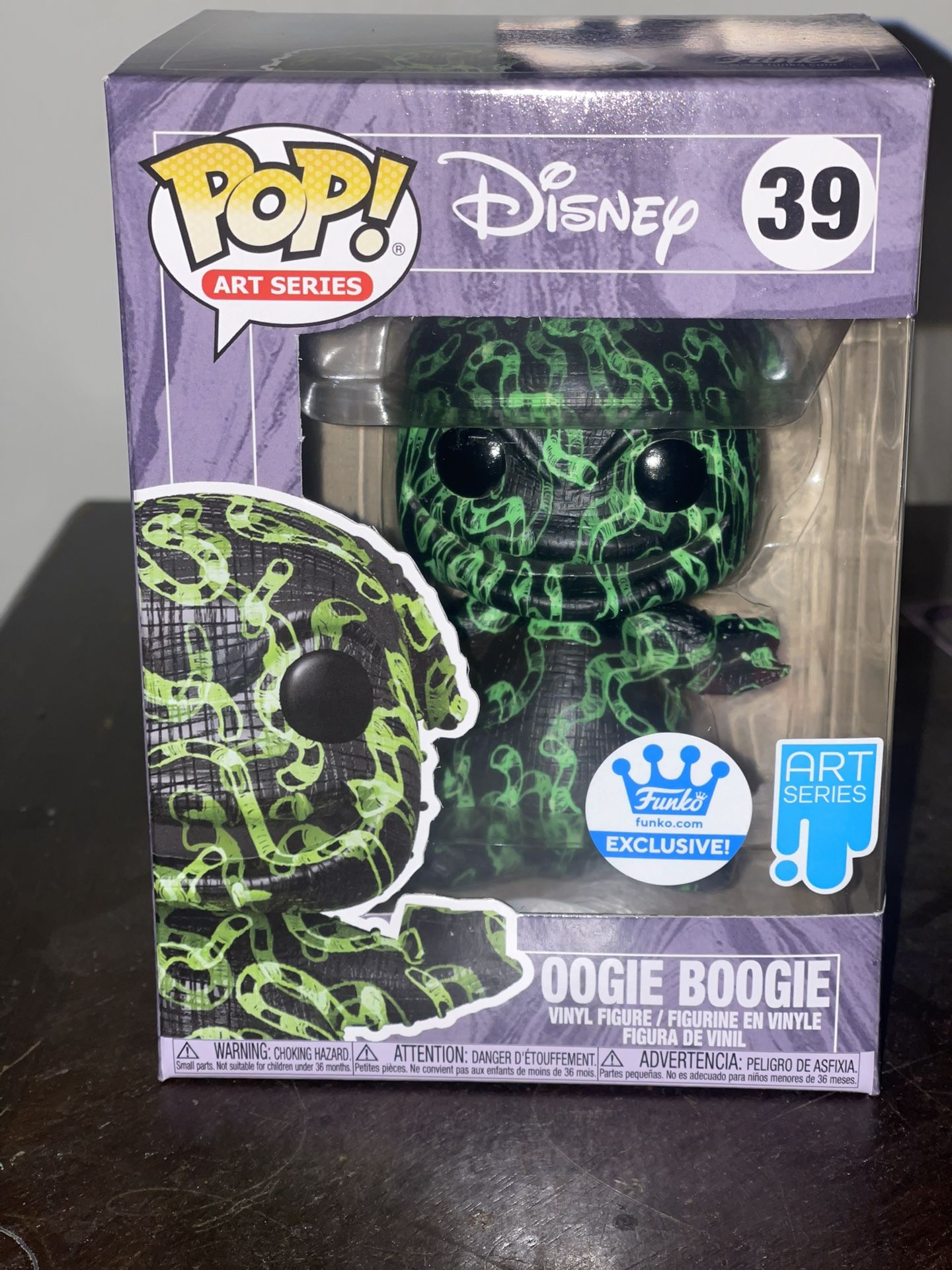 Funko Pop! Disney Art Series Oogie Boogie #39 (Art Print Exclusive) – The Nightmare Before Christmas 