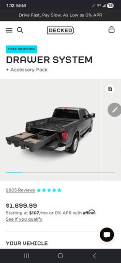 truck bed storage
